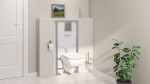 GROHE - Solido Set předstěnové instalace, klozetu Edge Ceramic a sedátka softclose, tlačítko Even, chrom 39817000
