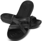 AQUA SPEED Žabky Panama Black