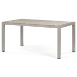 Zahradní stůl 162x90cm, hliník, polywood, béžová, AZT-S1514 CRM