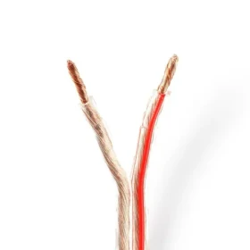 Nedis Repro kabel 2x 4.00 mm2 transparentní / CCA / 100.0 m / Kulatý / PVC (CAGW4000TR1000)