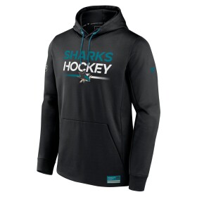 Fanatics Pánská mikina San Jose Sharks NHL 2023 24 Authentic Pro Locker Room Hoodie Velikost: 2XL