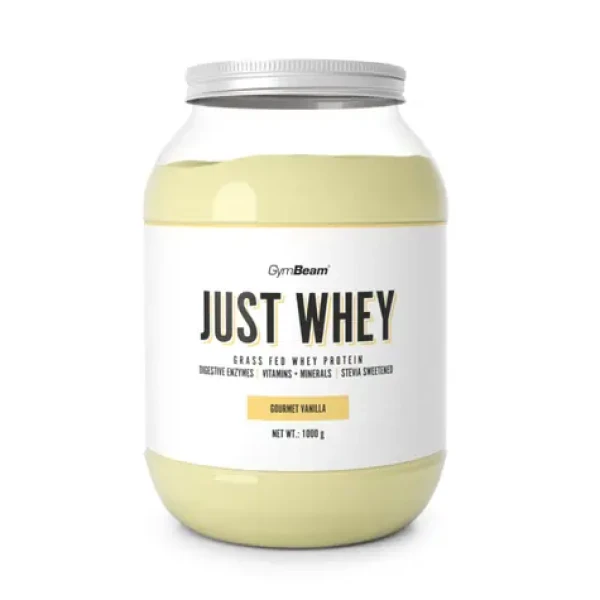 Just Whey Grass-Fed Protein – GymBeam (gourmet vanilla, 1000 g) (28324-17-1000g-gourmetvanilla)