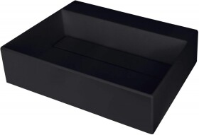 DEANTE - Correo nero Granitové umyvadlo na desku, s krycí deskouCQR_NU5M