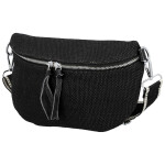 Trendy dámská textilní ledvinka Ayana, černá