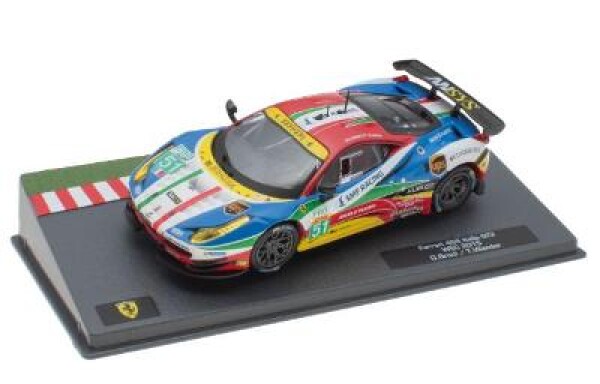 Ferrari 458 Italia GT2 - WEC 2015 G. Bruni - T. Vilander 1:43 Atlas