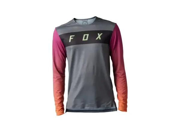 FOX Flexair Ls Jersey Arcadia, Pewter