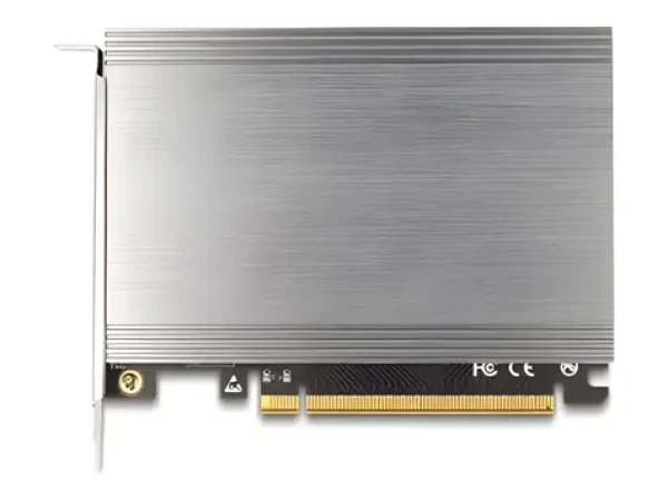 DeLock 90210 / Řadič 4x M.2 NVMe / PCIe x16 4.0 / Chladič + LED (90210)
