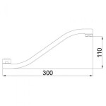 Rubineta - Výtokové ramínko SPOUT G OLBA633014