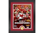 Highland Mint Obraz Kansas City Chiefs NFL Super Bowl LVII Champion Single Coin Team Force Photo Mint Frame