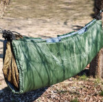 Prošívaná deka do houpací sítě - kempingová deka 221 x 105 cm