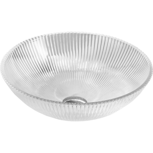 MEXEN - Zuri skleněné umyvadlo na desku 39 x 39, transparent 24193900