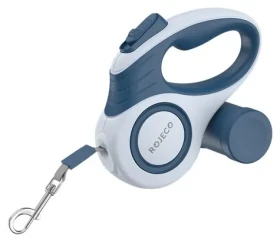 Rojeco A12 3M modré / Vodítko pro psy / Automatické zatahovací / Nylon / do 35 kg (RSSQYSTE3M-10)