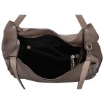 Trendy kožená dámská kabelka Bianca, taupe
