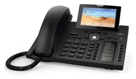 Snom D385 černá / IP telefon / 4.3" TFT displej / Bluetooth / PoE / Gigabit LAN (4340)