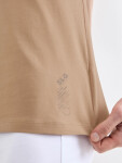 Pánské tričko SLG Base V Neck Shirt tělové Smoked Sand - SLOGGI Smoked Sand L