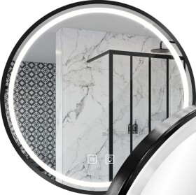 REA - Zrcadlo LED 100cm MMJ Black HOM-05549