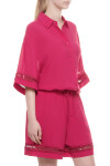 Dámská plážová košile 262732 4R338 01975 třešňová - Emporio Armani L/XL