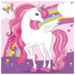 Jednorožec ubrousky 20 ks 33 cm x 33 cm Jednorožec ubrousky 20 ks 33 cm x 33 cm