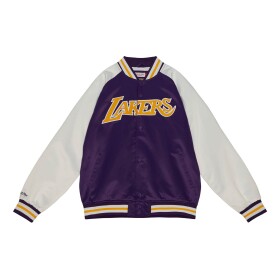 Mitchell & Ness Pánská bunda Los Angeles Lakers NBA Primetime Lightweight Satin Velikost: S
