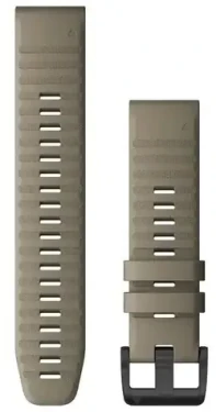 Garmin řemínek QuickFit 22 tmavě pískový / Řemínek / 22 mm / silikonový (010-12863-02)