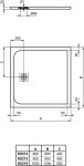 IDEAL STANDARD - Ultra Flat S Sprchová vanička 90x90 cm, písková K8215FT