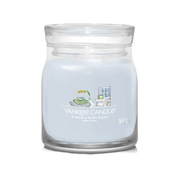 YANKEE CANDLE A Calm &amp; Quiet Place svíčka 368g /2 knoty (Signature střední)