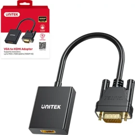 Unitek V1112ABK01 černá / Redukce / HDMI na VGA (D-Sub) (V1112ABK01)