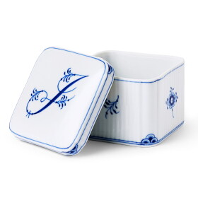 Royal Copenhagen Porcelánová mini dóza Bonbonniere Alphabet – J, bílá barva, porcelán