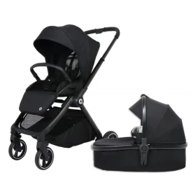 Topmark DIAZ set 2v1 sportovní kočárek + korbička black (SETT9010BLACK)