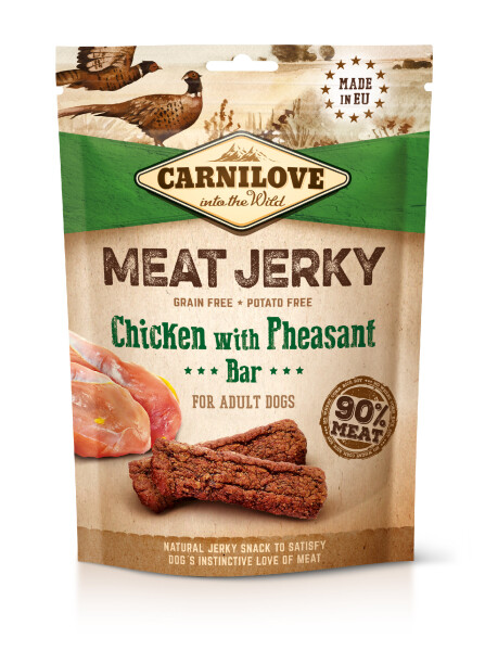 Carnilove Dog Jerky Chicken Pheasant Bar 100g