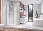 Aquatek Sprchová zástěna Holiday S4 80 cm CHROM