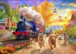 BLUEBIRD Puzzle Za vlakem