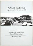 August Sedláček a pomocné vědy historické - kolektiv autorů