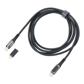 Troika vysokorychlostní nabíjecí kabel (2 m, 100 W, USB-C, černý)