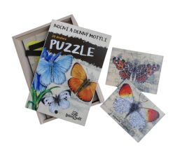 Sada Puzzle - Nočné a denné motýle SK