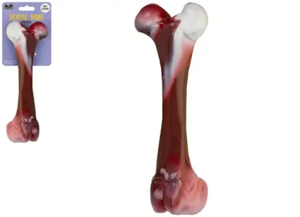 Pet Pro 21 cm Heavy Duty TPR Bone Beef Flavour / Kost s příchutí hovězího (10700496)