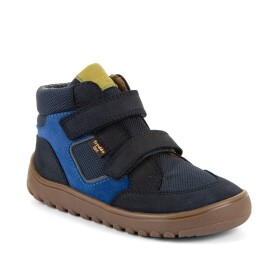 Chlapecké celoroční kotníkové barefoot boty UP HILL TEX DARK BLUE Froddo G3110281 - 28