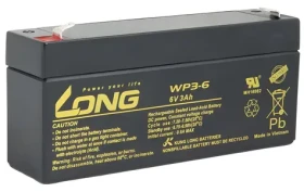 Avacom Long WP3-6 / Olověný akumulátor / 6 V / 3 Ah / F1 (PBLO-6V003-F1A)