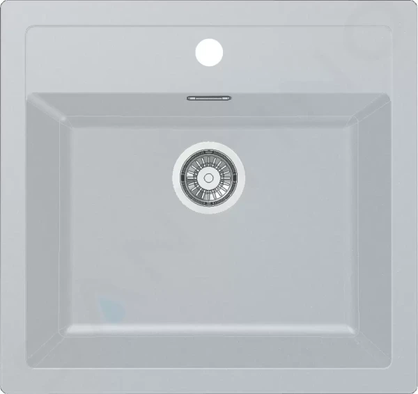 Franke Tectonitový dřez SID 610, 56x53 cm, bílá 114.0284.165