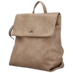 Trendy dámský koženkový kabelko-batoh Coveri Lethea, béžový