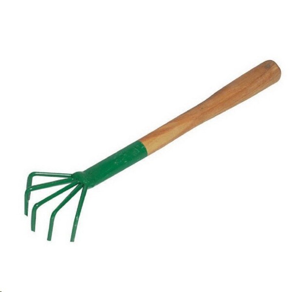 Motyka drápek 5 hrotý s násadou 25 cm 309265