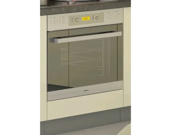 Kuchyňská skříňka pro vestavnou troubu Karmen, 60 cm, šedá/krémová