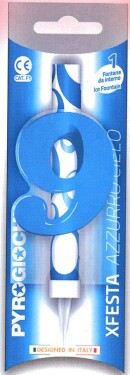 Dortová fontána číslo 9 modrá Pyrogiochi Dortová fontána číslo 9 modrá Pyrogiochi