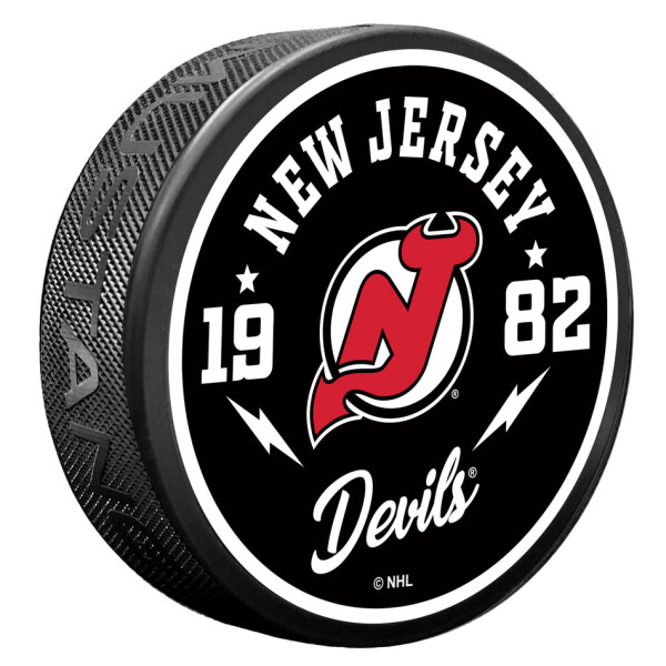 Mustang Puk New Jersey Devils NHL Bolt