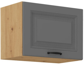 Horní skříňka nad digestoř Stilo 50 GU-36 1F Barva korpusu: Dub artisan, Barva dvířek: Dust Grey