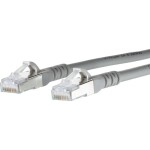 Metz Connect 1308450533-E RJ45 síťové kabely, propojovací kabely CAT 6A S/FTP 0.50 m šedá dvoužilový stíněný, bez halogenů, samozhášecí 1 ks