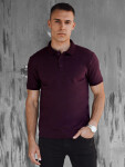 Pánské švestkové polo triko Dstreet PX0610 XXL