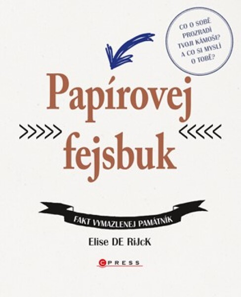 Papírovej fejsbuk Elise De Rijck