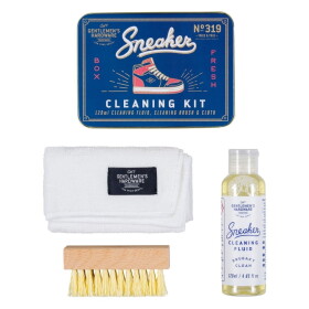 GENTLEMEN'S HARDWARE Sada na čištění obuvi Sneaker Cleaning Kit, modrá barva, kov