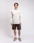 Tričko Gramicci Running Man L/S Tee Pigment Dyed NATURAL PIGMENT